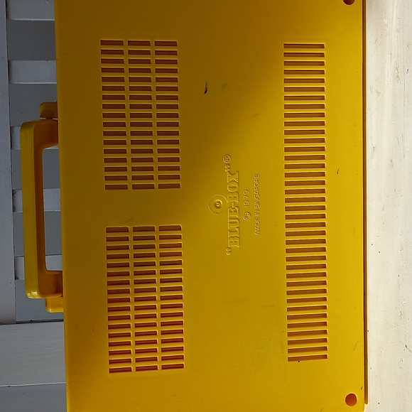 Vintage 1979 Blue Box TV portable TV Toy - Picture 3 of 5